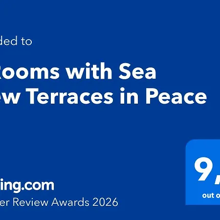3 With Sea View Terraces In Peace *