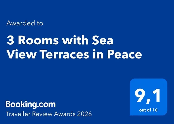 3 With Sea View Terraces In Peace *